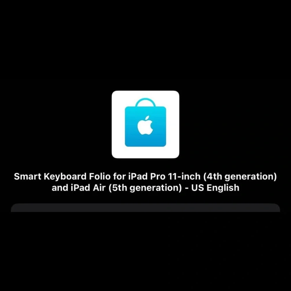 Apple Black Tablet Keyboard